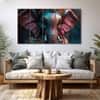 The Castle Decor Lord Ganesha Wall Painting Wooden Framed 27x48 Inch (Style 21)
