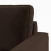Apollo Compact Sofa (Colour : Dark Earth, Cushion : Hard, Back Type : High Back, Seating Capacity : Left Aligned 2 Seater + Left Aligned Chaise)