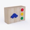Traffic Lights Cabinet Storage In Oak Colour