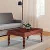Hudson Sheesham Wood Traditional Rectangle Coffee Table In Honey Finish