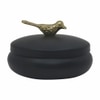 Metalsmith Metal Serveware Box Set of 4 with Tray Black Finish
