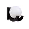Eliante Brown Mdf Wall Light With White Shade In Brown Colour