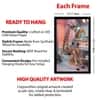 The Castle Decor Quirky Giraffe Toilet Reading Newspaper Wall Art 8x12 Inch