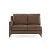 Abbey Sectional Sofa (Colour : Mocha, Cushion : Hard, Seater : Right Aligned 2 Seater + Right Aligned Chaise)