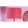 Estelle Pink Cotton Shade Floor Lamp