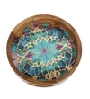 Mandala Bloom Round Tray – Boho Chic Organizer -Small (1 Piece)