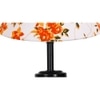 Danielle Multicolor cotton Glass Table lamp with Iron Base