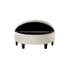 Replon 2 Ottoman with Storage Color in Cream