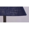Denzel Blue Cotton Shade Floor Lamp