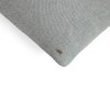 Transfer Knit Euro Sham Cushion Cover  Light Grey 24X24  Inches