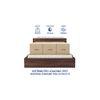 Yama Bed With Premium Leatherette Fabric And Box Storage Queen Bed