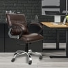 Bozo Medium Back Office Executive Chair (Dark Brown)