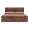 Kuba Solid Wood Queen Size Drawer Storage Bed In Teak Finish