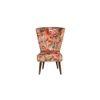 Ivoma Solid Wood Lounge Chair In Multicolour