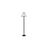 Glenn Black Cotton Shade Floor Lamp