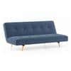 Zehnloch 3 Seater Click Clack Sofa cum Bed In Midnight Indigo Blue Colour