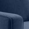 Apollo Compact Sofa Set (Colour : Lapis Blue, Cushion : Hard, Back Type : High Back, Seater : 3+1+1)