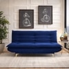 Bliss 3 Seater Sofa Cum Bed In Blue Colour