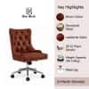 Doe Buck Amparo Brown Leatherette Executive Office Chair