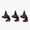 VEDAS Polyresin  Figurine in Orange Colour