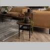 Scandinavian Hamilton Metal Side Table in Brown Colour