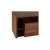 Yuko TV Unit with Two Drawers in Columbia Walnut Finish