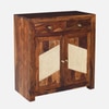 Sheesham Wood 2 Door 2 Drawer Sideboard In Provincial Teak Finish