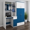 Workrobe Study Table Blue And Frosty White