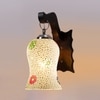 Devansh Solid Wood Electric Wall Light in Brown Colour with Multi Shade Count of 1 Light