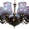 Devansh Metal Electric Wall Light in Multi Colour with Multi Shade Count of 2 Lights