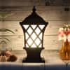Eliante Copper Brown Aluminium Outdoor Gate Light In Copper Brown Colour