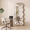 The Artment Black Meander Unbreakable Floor Mirror For Home (170 X 70 CM)