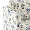 Florence Luxe 1 Seater Fabric Sofa in Adrian Velvet Colour