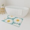 Luxe Home Super Soft Macau Flower Bath Mat(40x60 cm) - Pack of 1
