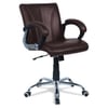 Liieancoinn Mid Back Executive Chair in Brown Colour