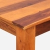 Donna Solid Wood 6 Seater Dining Table in Warm Walnut Finish