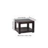 Lisbon Sheesham Wood Tea Table In Mahogany Finish