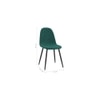 Happiness is  Complimentary Dining Chair-teal blue