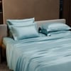 Stoa Paris Super King Size Bedsheet with 4 Pillow Covers  Size Dreamy Blue