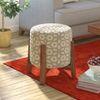 Nicole Stool in Grey Lattice Colour