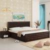 Rickman Solid Wood King Size Drawer And Box Storage Bed In Brown Finish