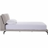 Scandinavian Blandus Queen Bed White Matte Finish