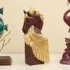 Yubi Polyresin Figurine in Brown Colour