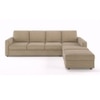 Apollo Sofa (Colour : Sandshell Beige, Cushion : Hard, Back Type : Regular, Seating Capacity : Right Aligned 3 Seater + Right Aligned Chaise)