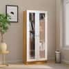 Hexa Multipurpose Storage Rack in Giant Wood and Frosty White