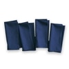 Luxe Home Cotton Kitchen Napkin for Dining Table and Kitchen Set of 4 (Navy Blue, 45x45 cm)