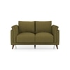 Diana 2 Seater Fabric Sofa In Olive Green Colour