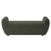 Redol Boucle 2 Seater Ottoman Bench with Storage  in Olive Green  Color