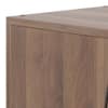Alex 18 Pair Shoe Rack in Classic Walnut Finish