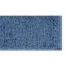 Theodora Blue Solid Natural Fiber 23x15 inches Anti-Skid Bath Mat